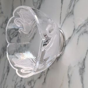 VTG Teleflora 24% Lead Crystal Bowl